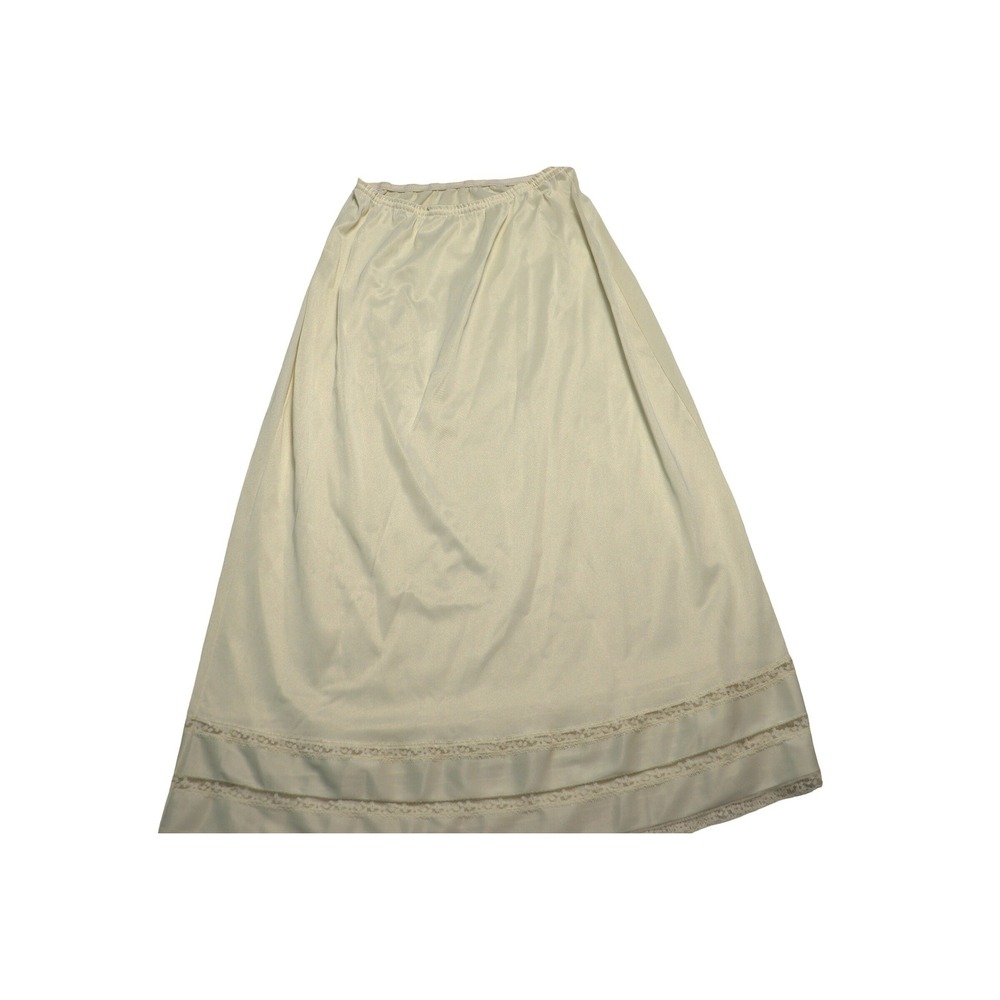 Aristocraft by Superior Half Slip layering spring Ivory Lace Vintage Nylon Sz S